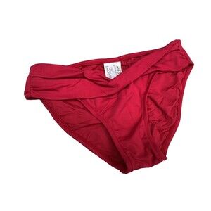 Seafolly Women's Twist Band Hipster Bikini Bottom Women's sz 4 US Rouge